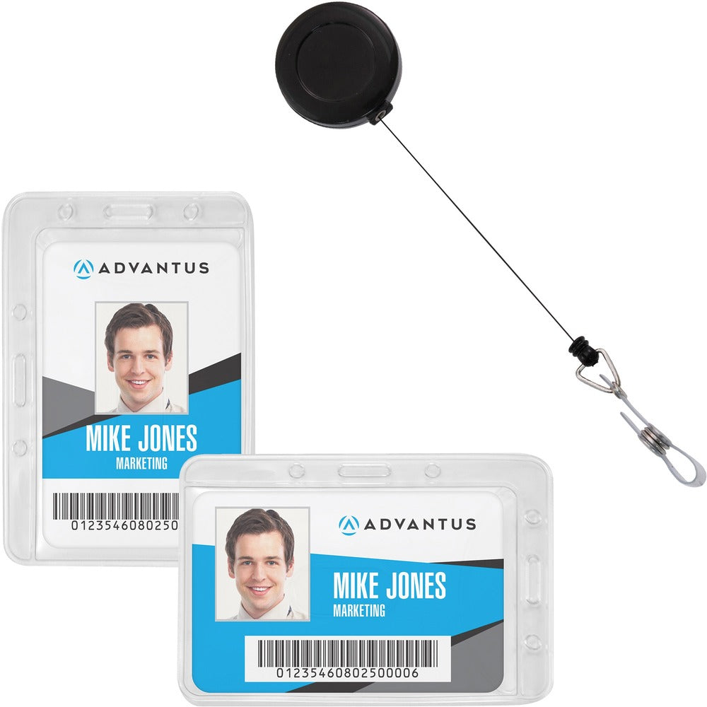 Image of Advantus Corp. ID/Security Pack, 4.125"x2.875" Badges, 20/PK, MI