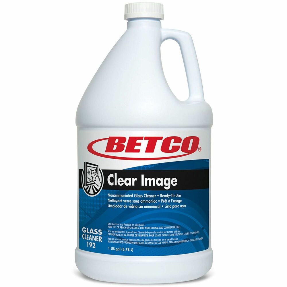 Image of Betco Corporation Cleaner, f/Glass/Surfaces, RTU, 1 Gallon, 4/CT, Blue