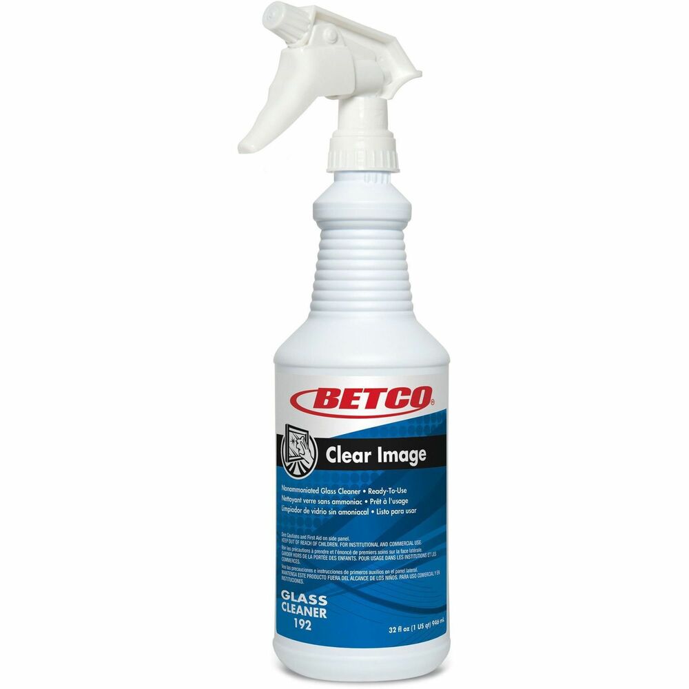 Image of Betco Corporation Cleaner f/Glass/Surfaces, Spray Bottle, 32 oz, Blue