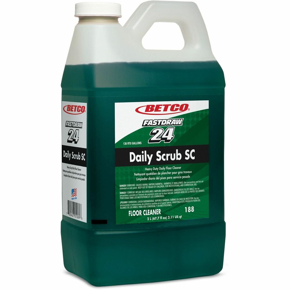 Image of Betco Corporation Floor Cleaner,Daily Scrub,2-Liter,4/CT,DGN