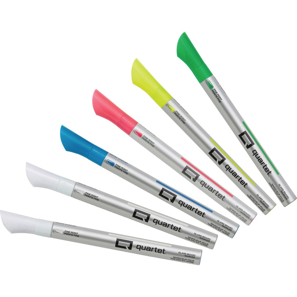 Image of Quartet Markers, Neon, Fine Tip, 6/PK, Assorted