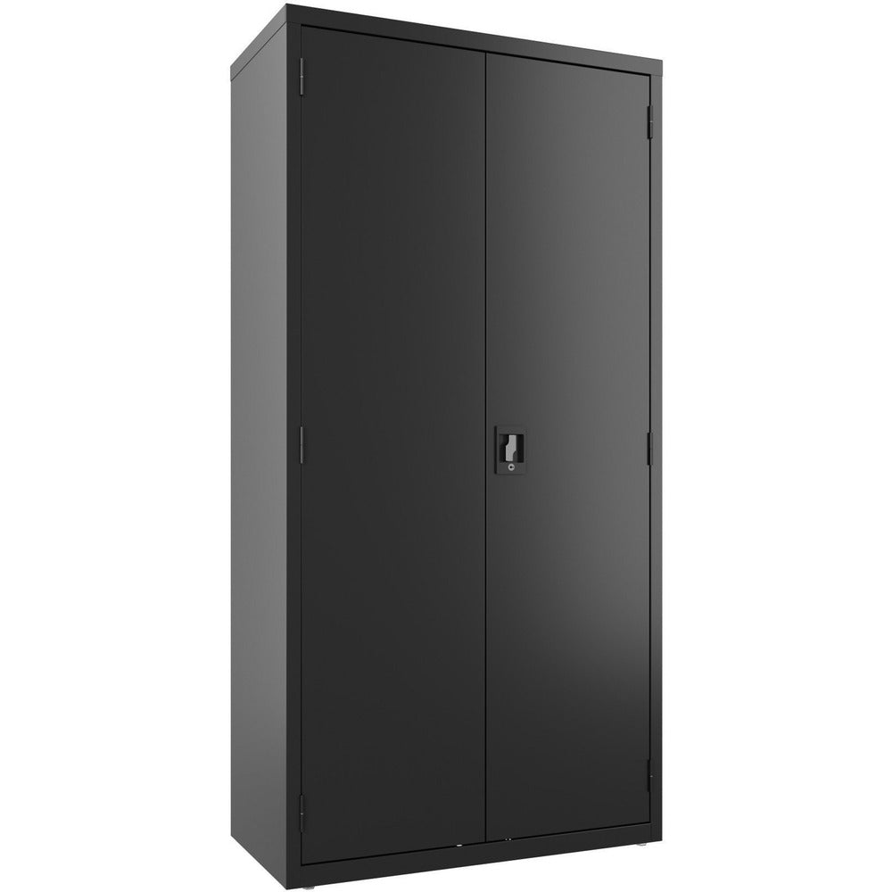 Image of Lorell Wardrobe Cabinet, w/2 Shelves/Hang Rod, 36"x18"x72", BK