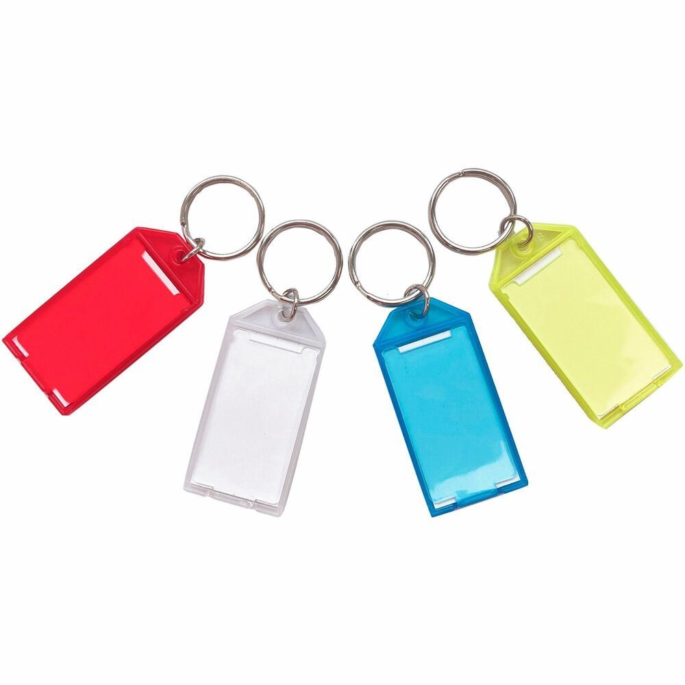 Image of Sparco Key Tag, Replacement, 3/4"Wx1/4"Lx2-1/4"H, 4/PK, AST