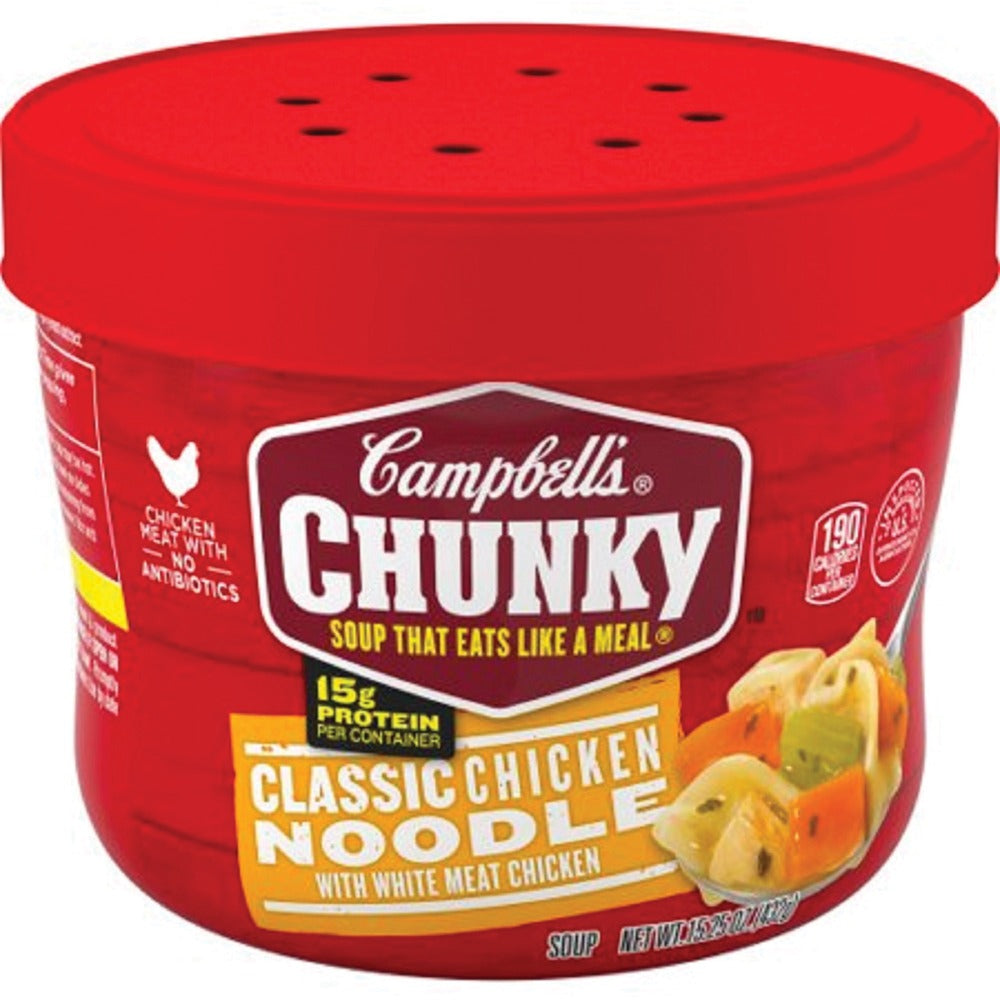 Image of Campbell's Soup,Classic Chicken Noodle,Single-Serve,15.25 oz,8/CT,MI