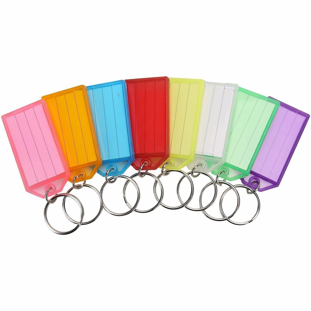 Image of Sparco Key Rack, 8-Tag, 10-1/2"Wx1/2"Lx2-4/5"H, Assorted