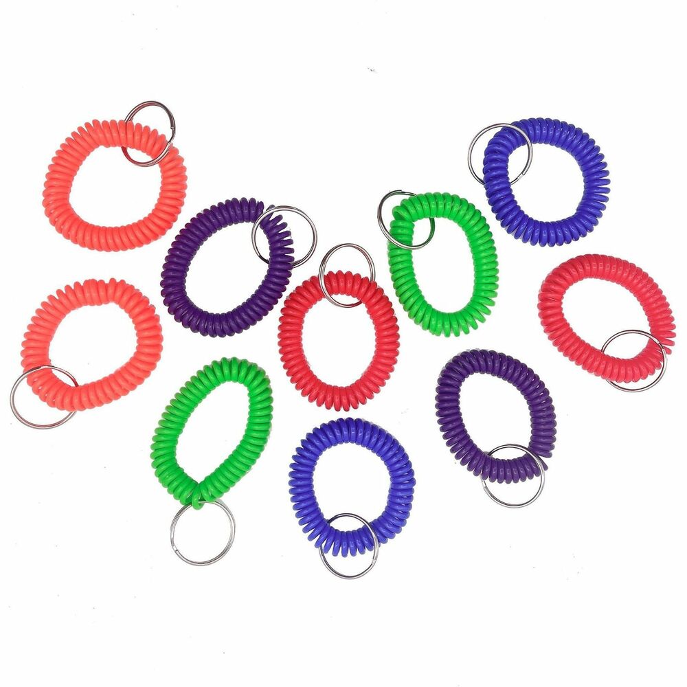 Image of Sparco Key Holder, Coil, 2-1/10"Wx2-2/5"Lx2-1/10"H, 10/PK, Assorted