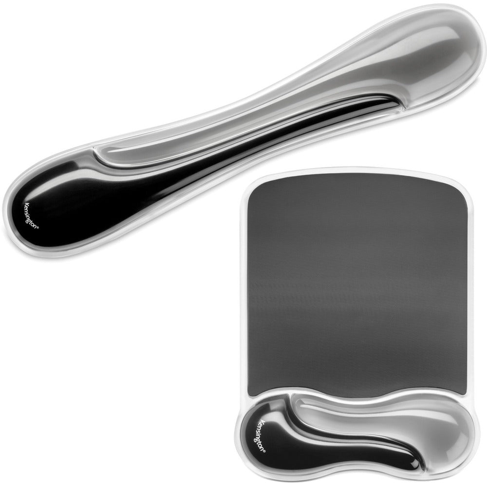 Image of Kensington Mousepad and Wrist Rest, Gel, 11-2/5"Wx17-7/10"Lx1-7/10"H,GY