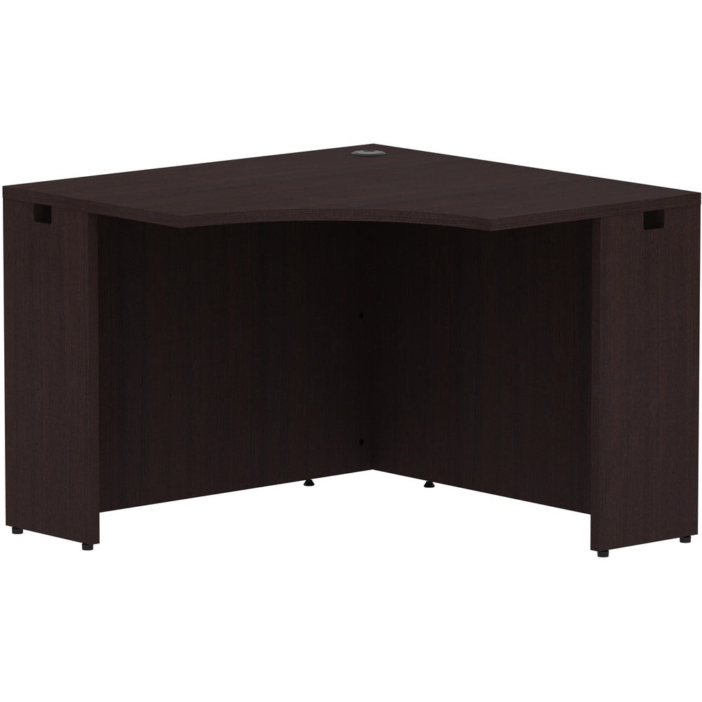 Image of Lorell Corner Desk, 42"x42"x24"x29-1/2", Espresso