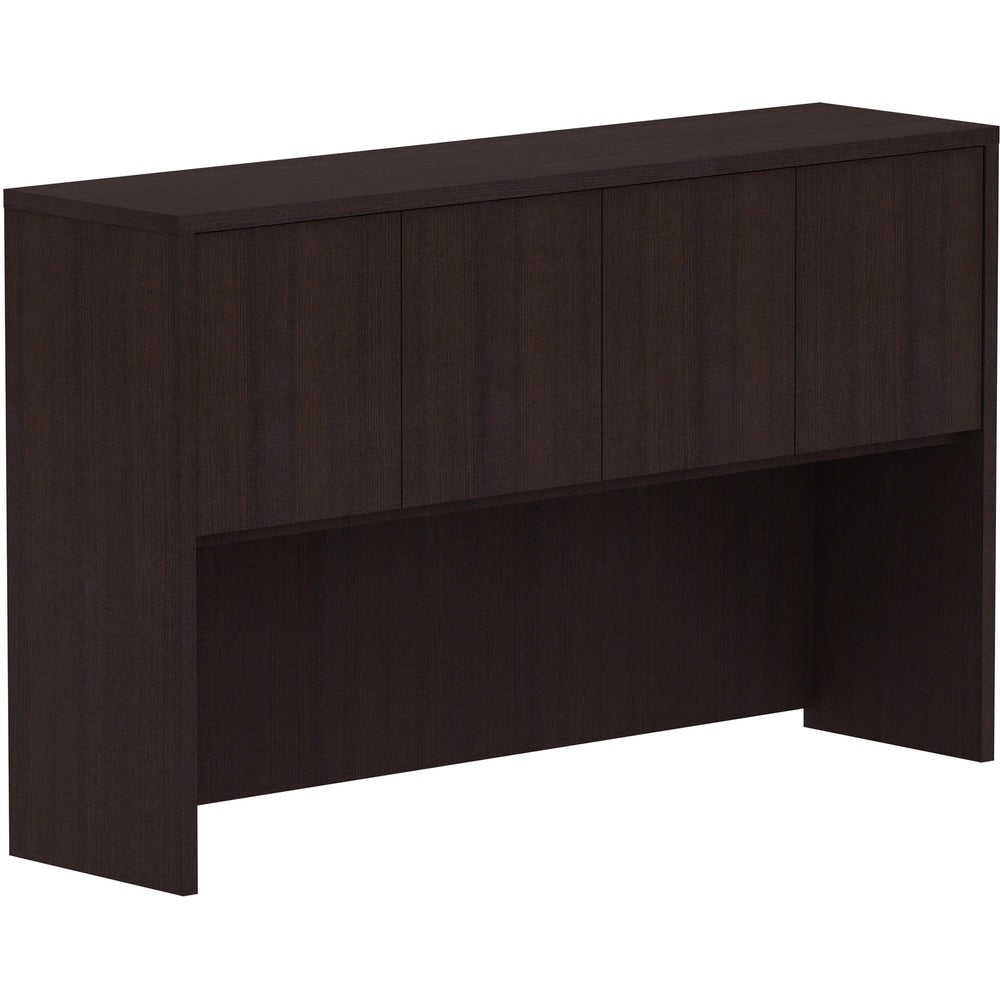 Image of Lorell Hutch, w/Doors, 60"x15"x36", Espresso