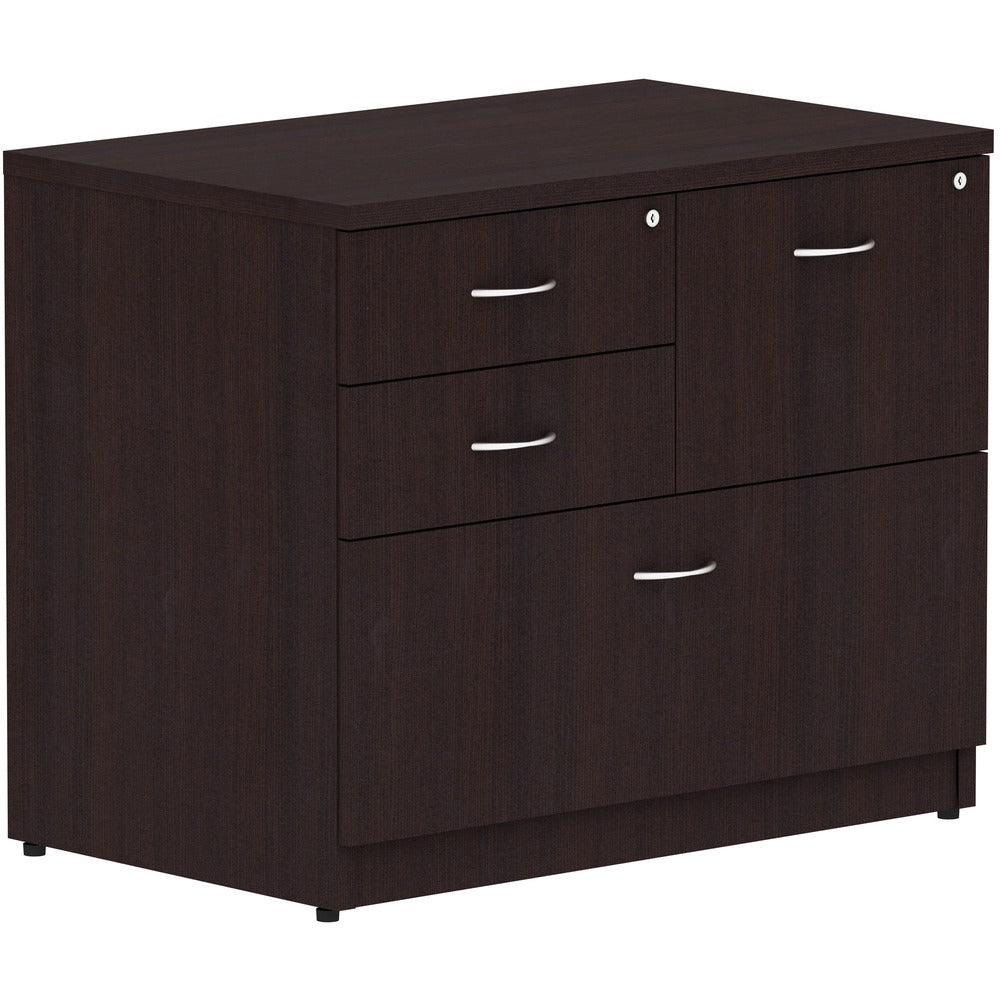 Image of Lorell Lateral File, 3B/F, 35-1/2"x22'x29-1/2", Espresso