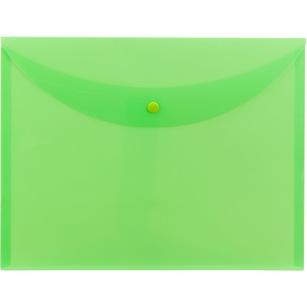 Image of Smead Envelope, Snap Closure, 11-3/4"Wx1/10"Lx9"H, 10/BX, Green
