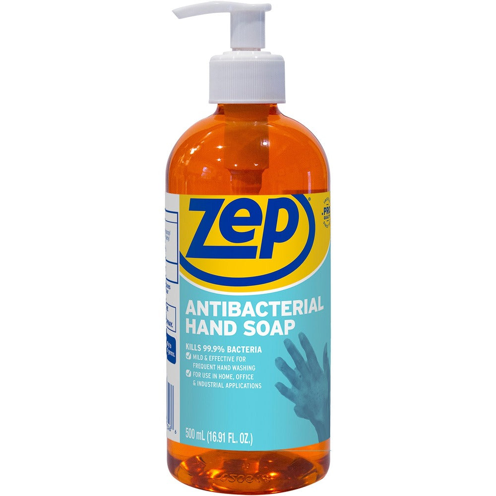 Image of Zep Commercial Hand Soap, Antibacterial, 500ml, Orange