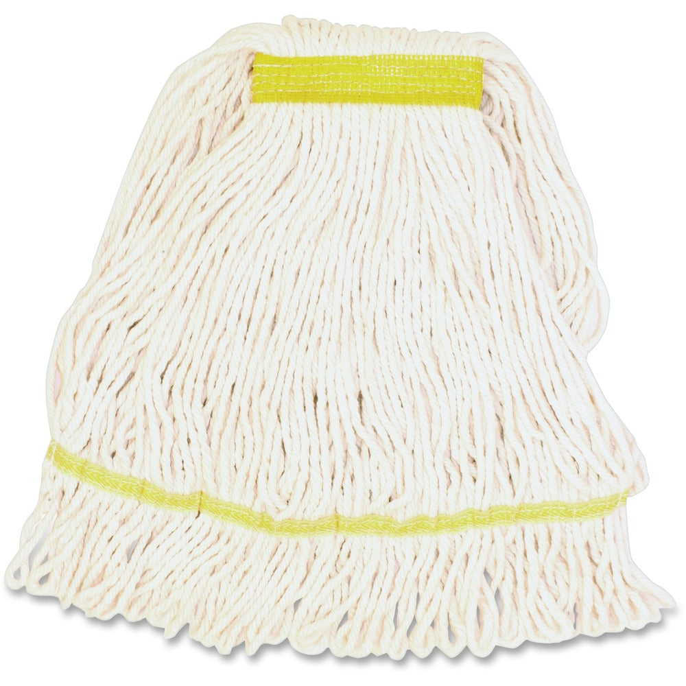 Image of Genuine Joe Small Blend Wet Mop narrow Band Loop, 12oz., WE