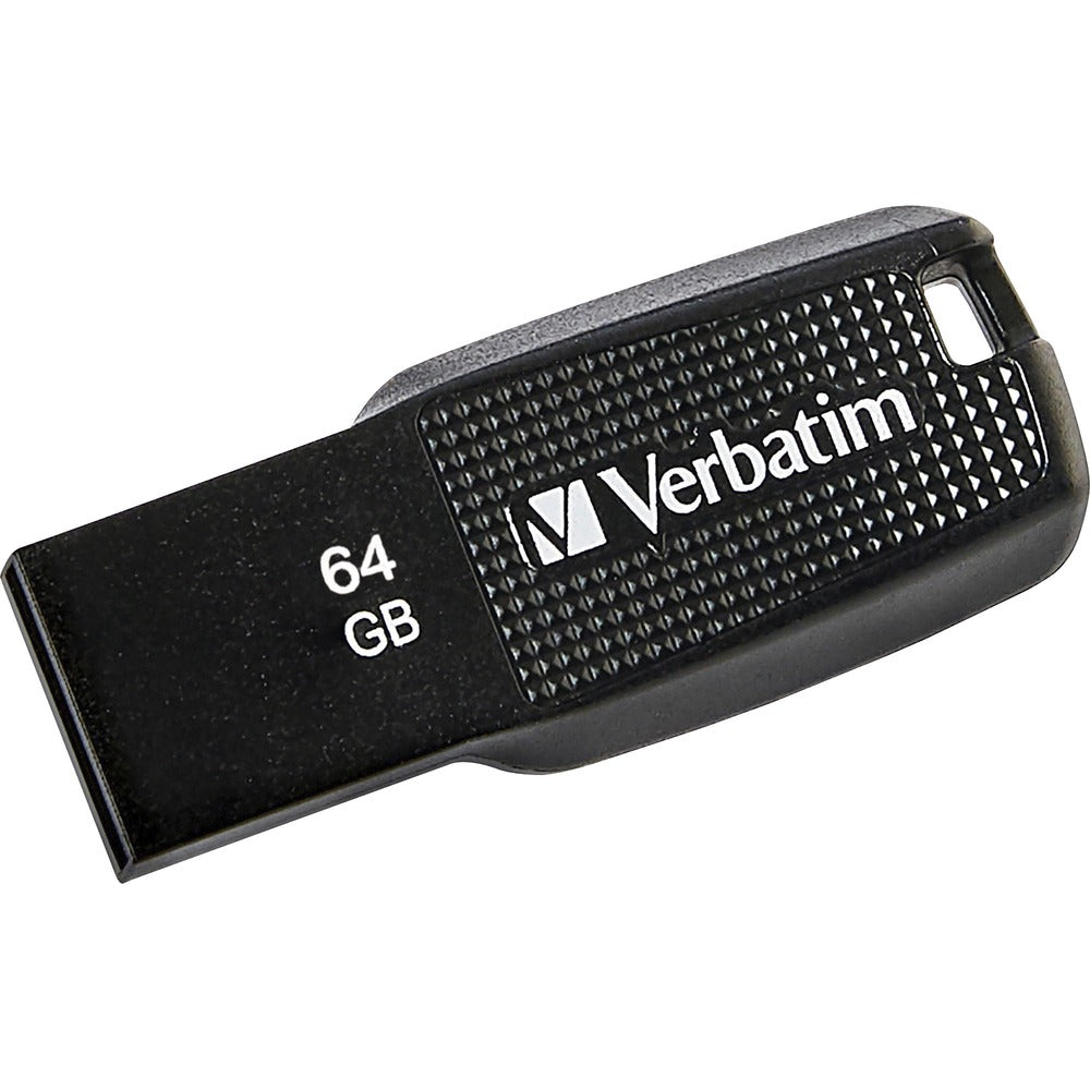 Image of Verbatim USB Drive, 2.0, Ergo, 64GB, Black