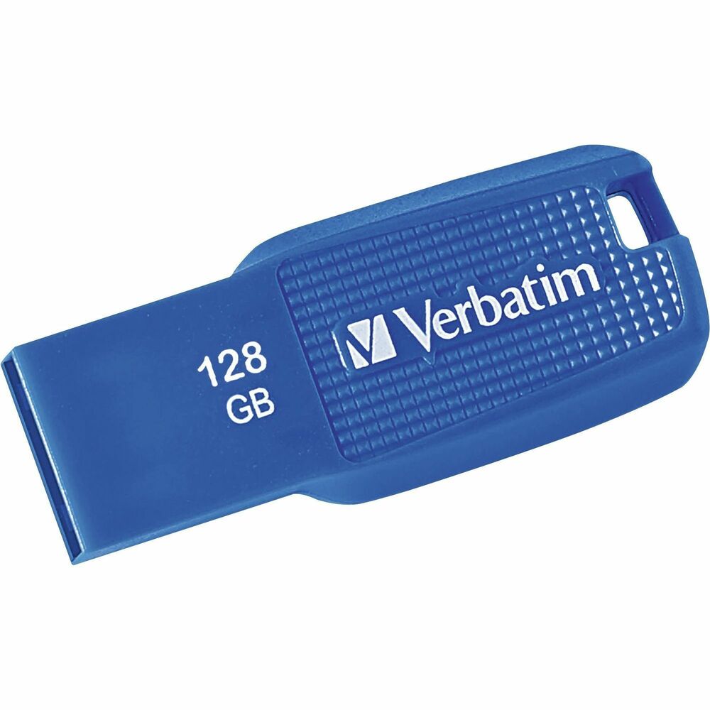 Image of Verbatim USB Drive, 3.0, Ergo, 128GB, Blue