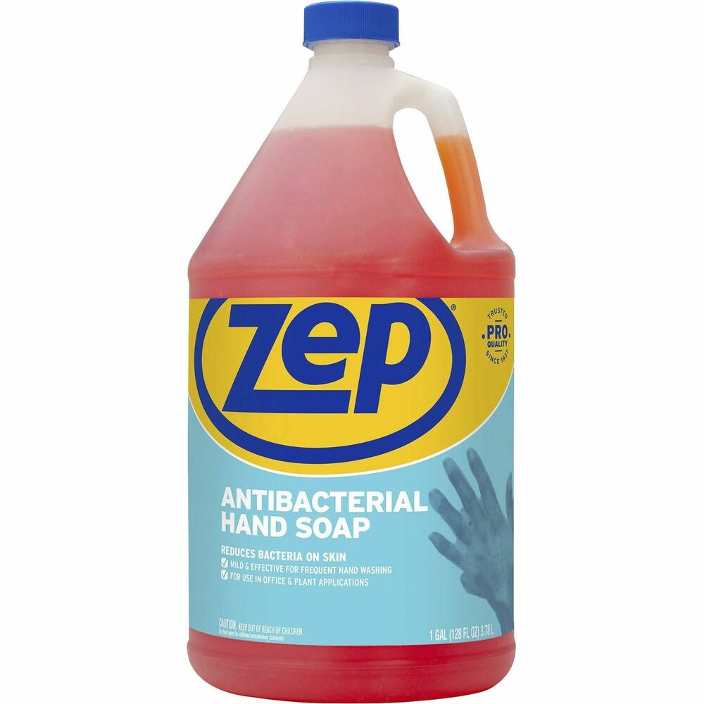 Image of Zep Commercial Hand Soap, Antibacterial, 1 Gallon, Orange