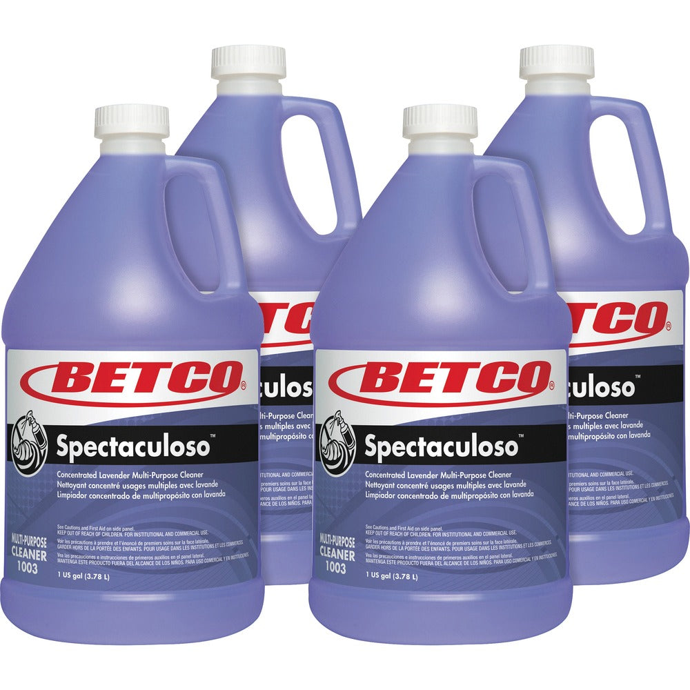 Image of Betco Corporation Multipurpose Cleaner, Conc, Lavender, 1 Gal, 4/CT, Purple