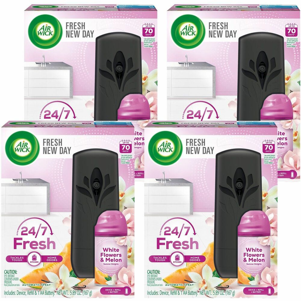 Image of Reckitt Benckiser Air Freshener Starter Kit,Summer Delights,5.89oz,4/CT,BK