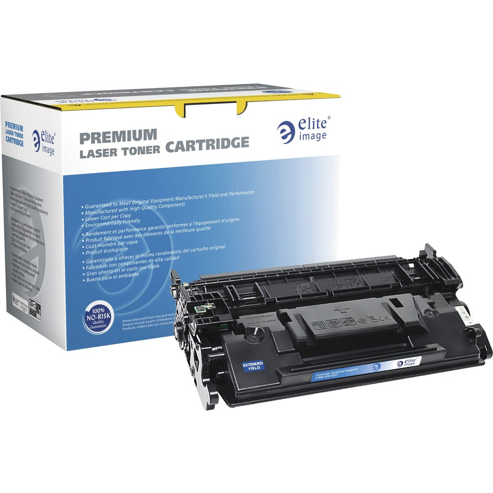 Image of Elite Image Toner Cartridge, Remanuf. HP 26X, 12,000 Yield, BK