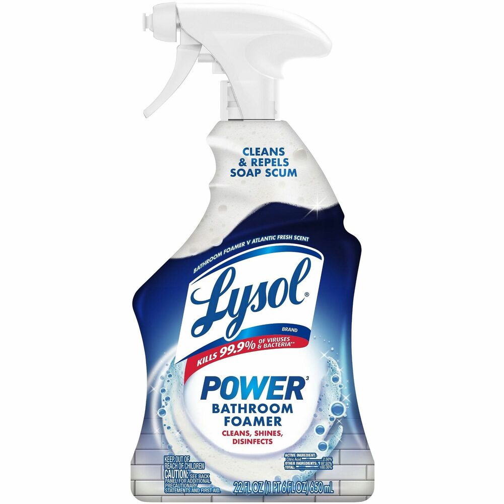 Image of Reckitt Benckiser Bathroom Cleaner, Spray Bottle, 22 oz, MULTI