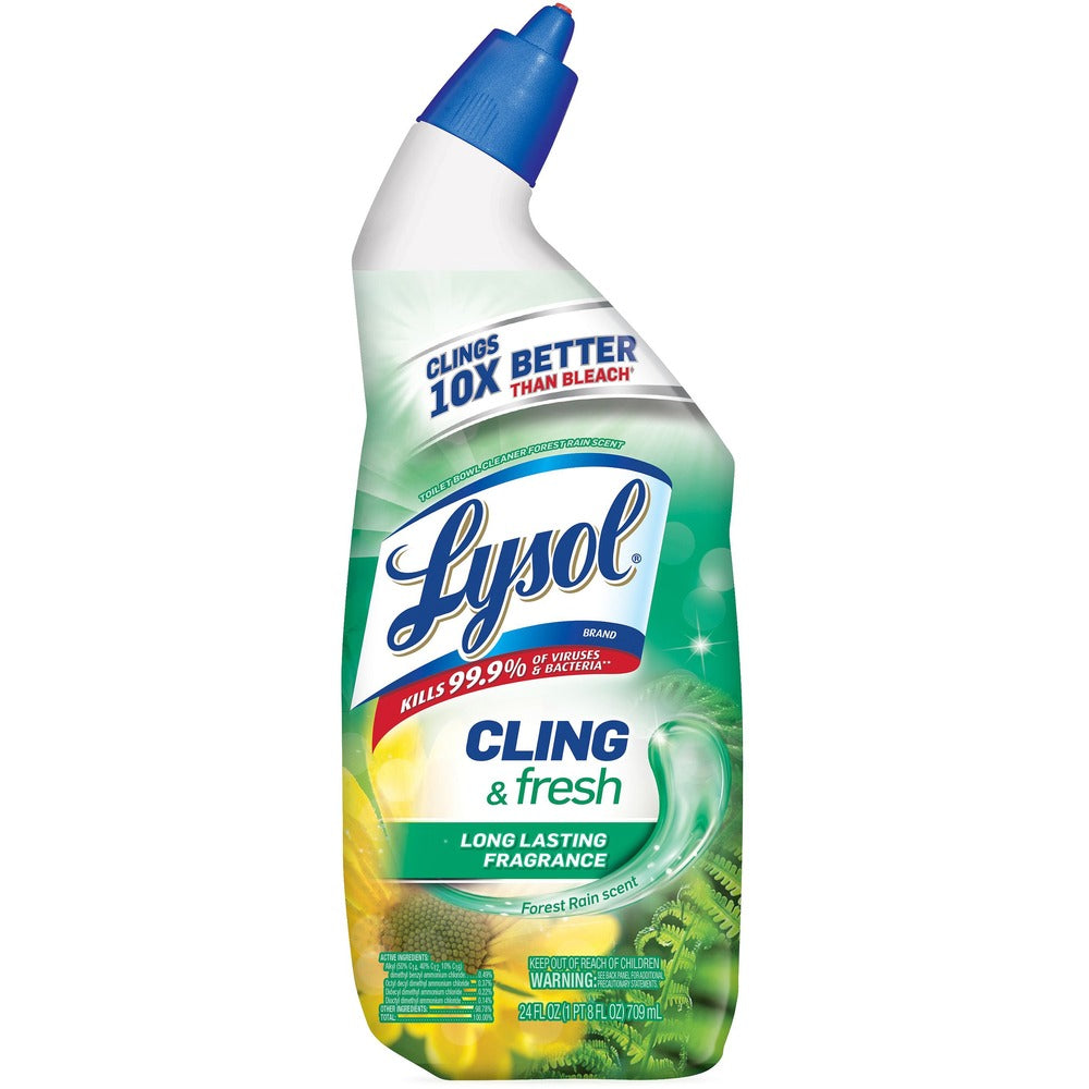 Image of Reckitt Benckiser Toilet Bowl Cleaner, Forest Rain, 24oz,