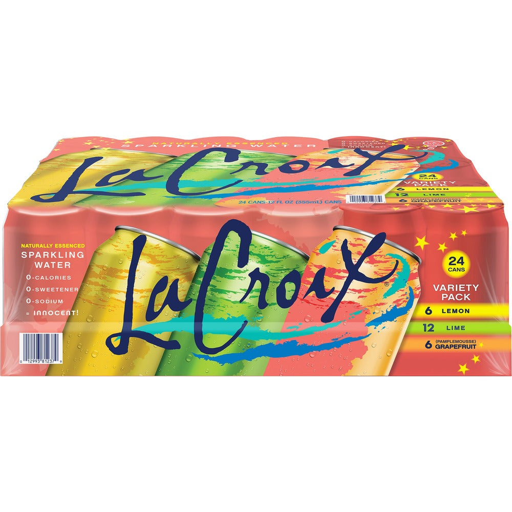 Image of La Croix Sparkling Water, Variety, 12 fl. oz, 12/PK, 2/CT, Multi