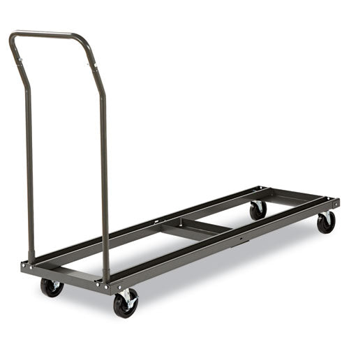 Image of Alera® Chair/Table Cart, Metal, 600 lb Capacity, 20.86" x 50.78" to 72.04" x 43.3", Black