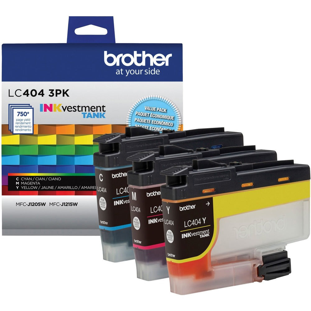 Image of Brother Ink Cartridges,MFC-J1205W,750 Pg Yld Each,Cyan/Magenta/YW