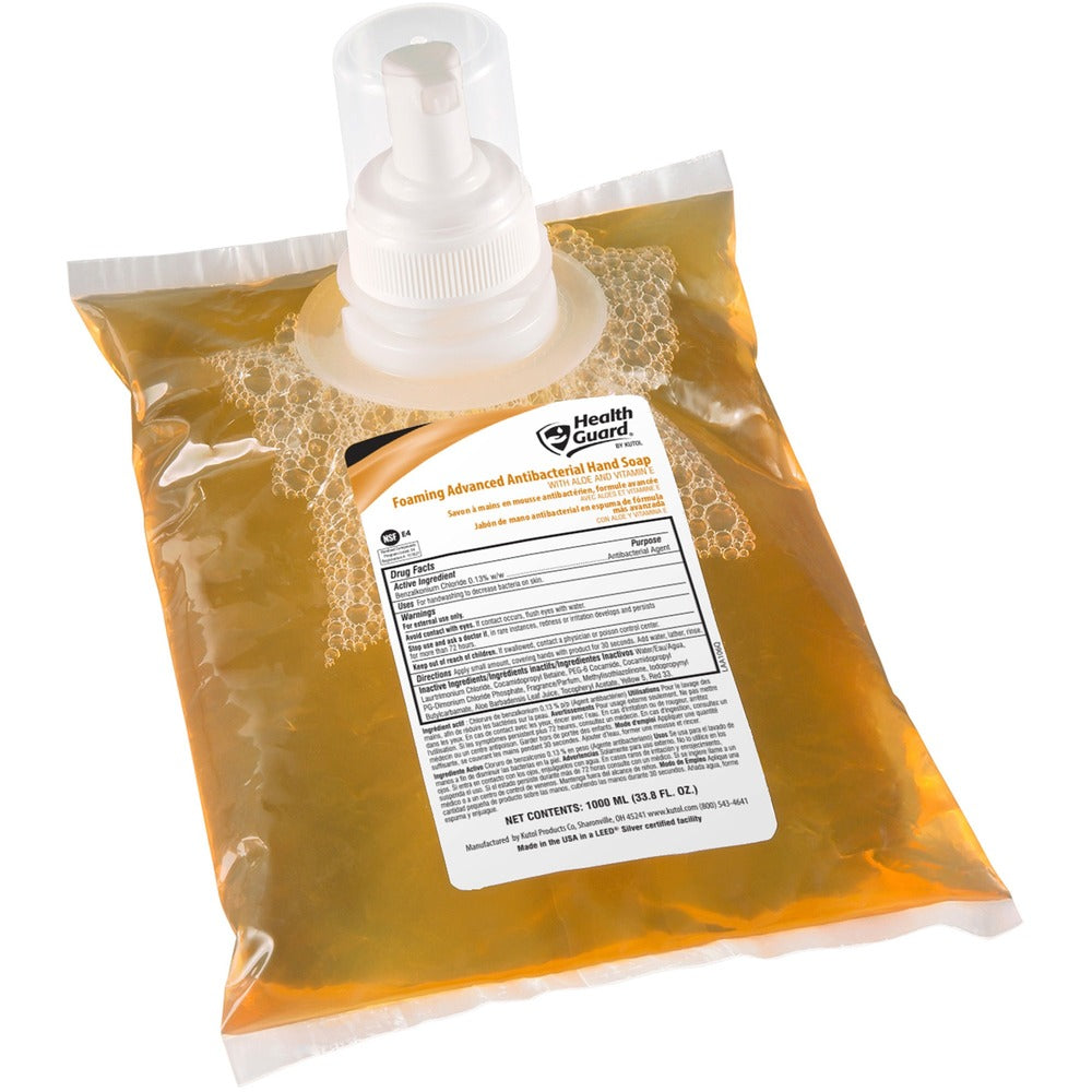 Image of Kutol Products Hand Soap, Antibacterial, 1000 mL, 6/CT, Amber