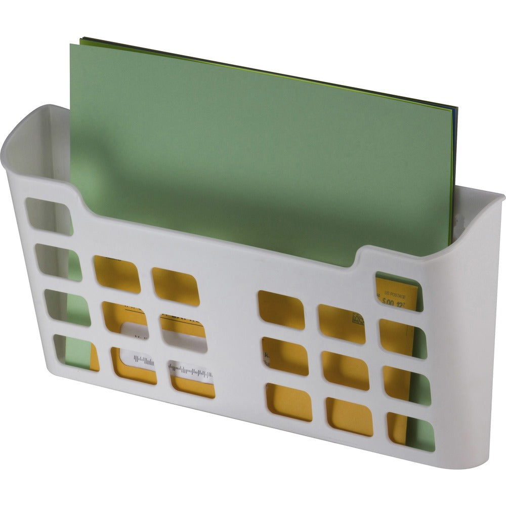 Image of Officemate File Pocket, Magnetic, 13-3/5"Wx2-1/2"Dx6-7/10"H, White