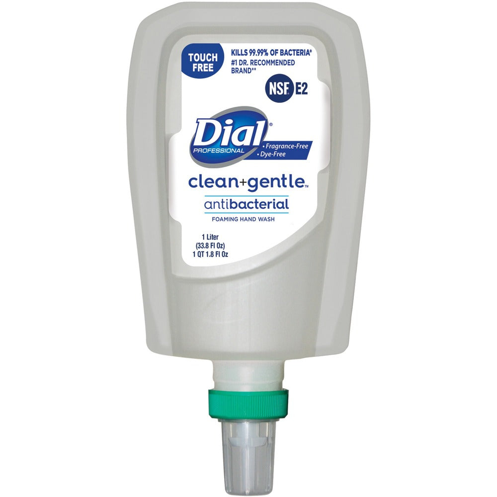Image of Dial Corporation Handwash,Clean+Gentle,f/FIT Touch-free Dispenser,1L,3/CT,WE
