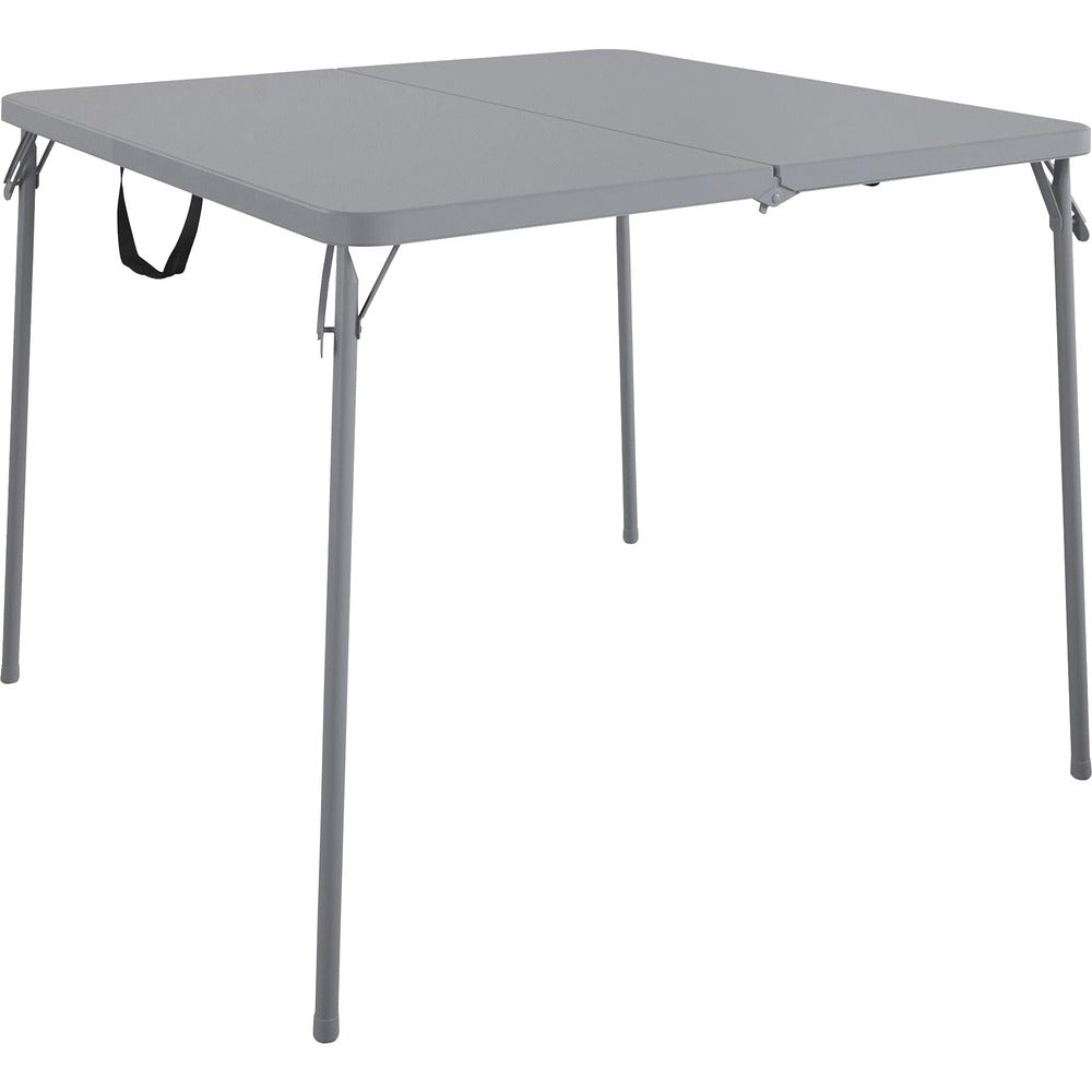Image of Cosco Home And Office Products Table, Card, Fold in Half, 38-1/2"Wx38-1/2"Lx29-1/2"H, Gray