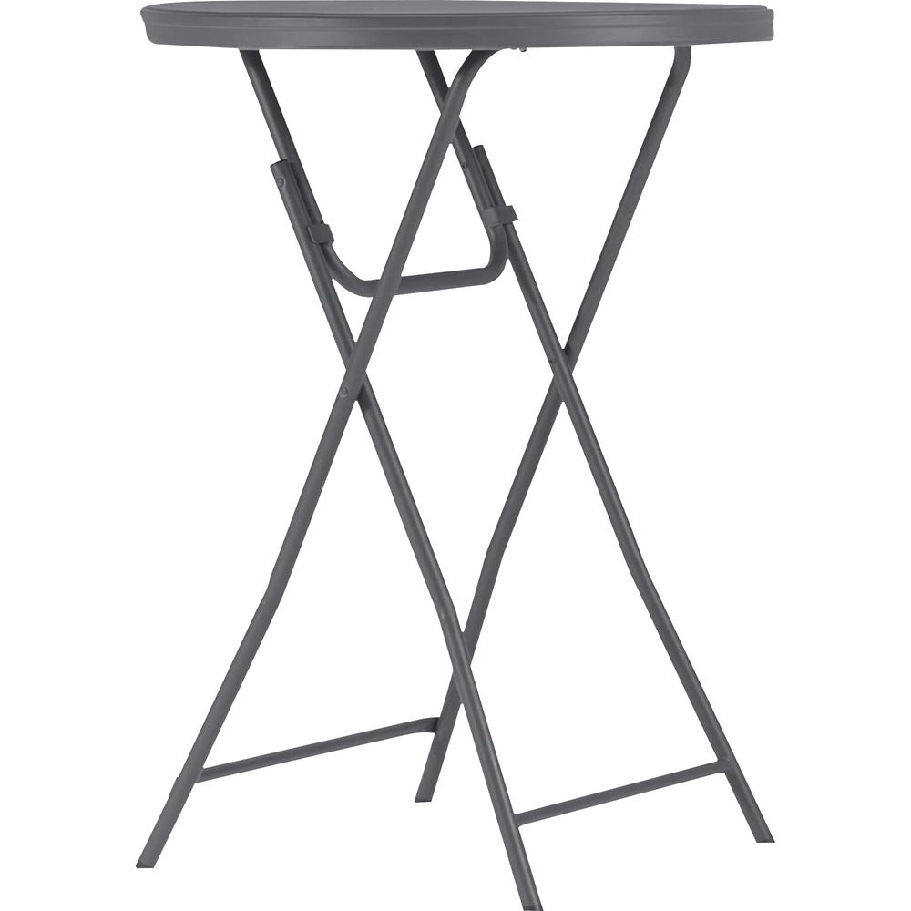 Image of Cosco Home And Office Products Table, Folding, Cocktail, 18"Wx26"Lx43-3/10"H, Gray