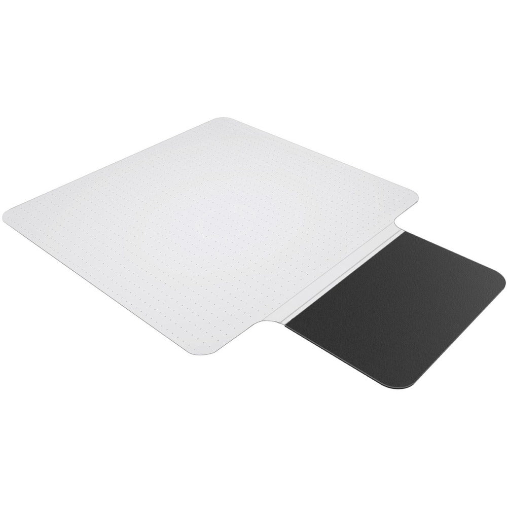Image of ES Robbins Corp. Mat, Sit/Stand, f/Low-Pile, w/20"x18" Lip, 36"x53", Clear