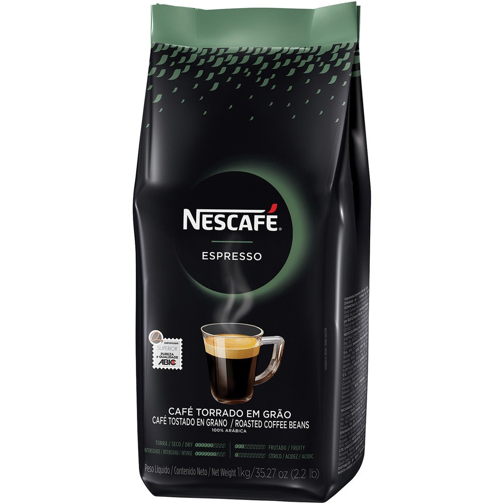 Image of Nestle USA Coffee,Whole Bean,Medium Road,Espresso,2.2 lb,6/CT,Brown