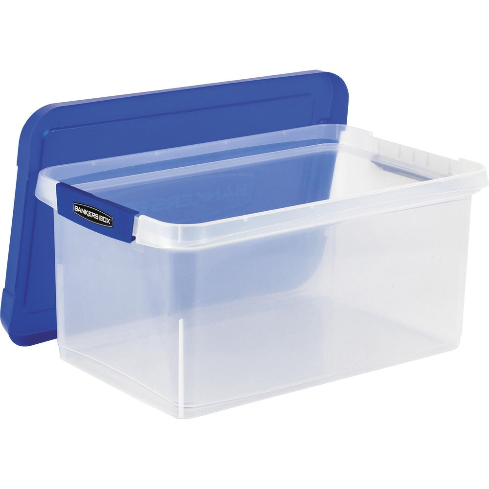 Image of Fellowes File Box,Stackable,TAA Compl,14-1/5"x20"x10-5/8",CL/BE