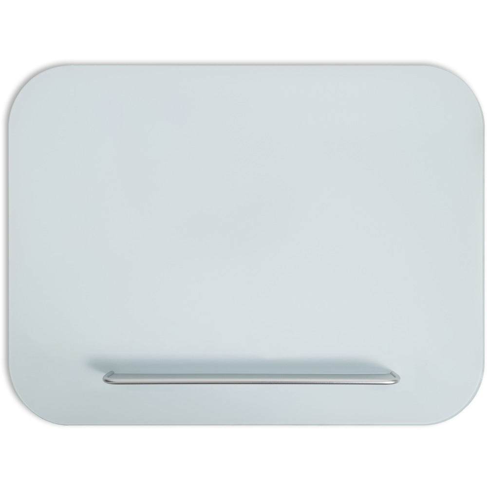 Image of U Brands Dry-erase Board, Glass, Magnetic, 35"x23", White
