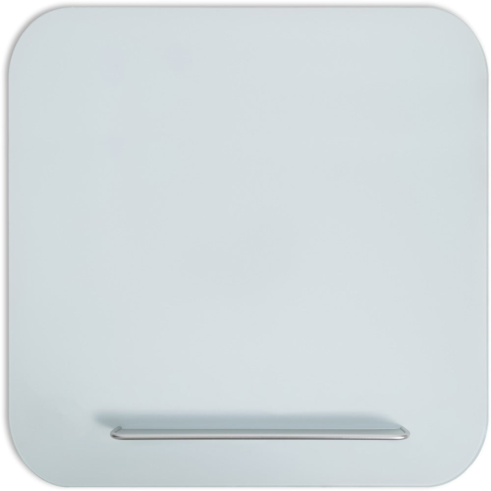 Image of U Brands Dry-erase Board, Glass, Magnetic, 35"x35", White