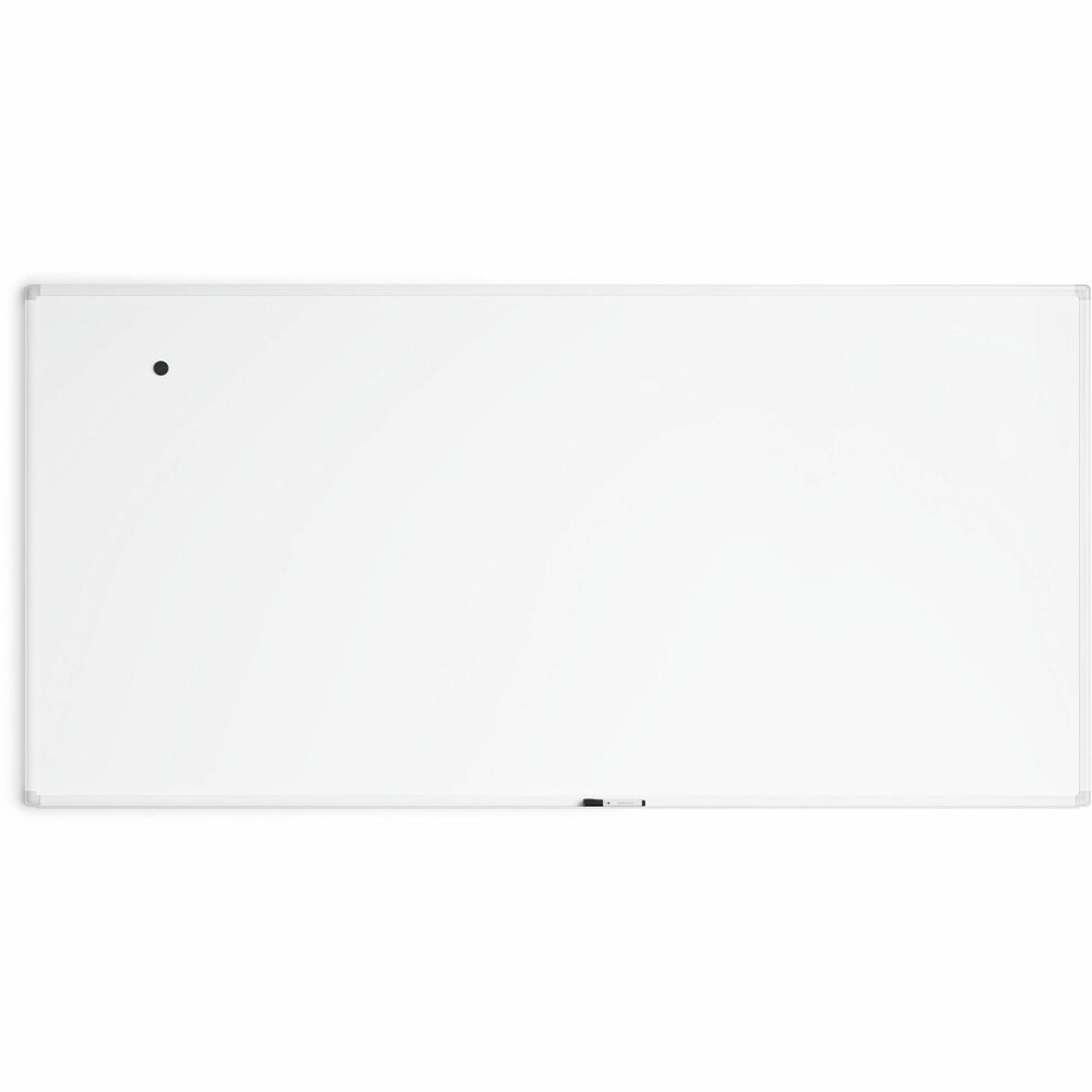 Image of U Brands Whiteboard,Magnetic,Porcelain Steel/AluminumFrame,96"x48",WE