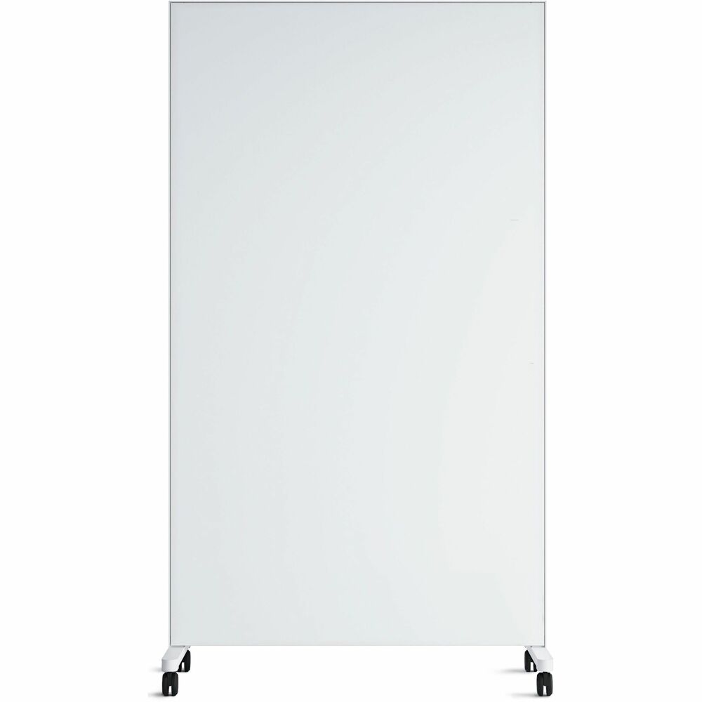 Image of U Brands Easel,Dry-Erase,Glass,Magnetic,42"x72",White