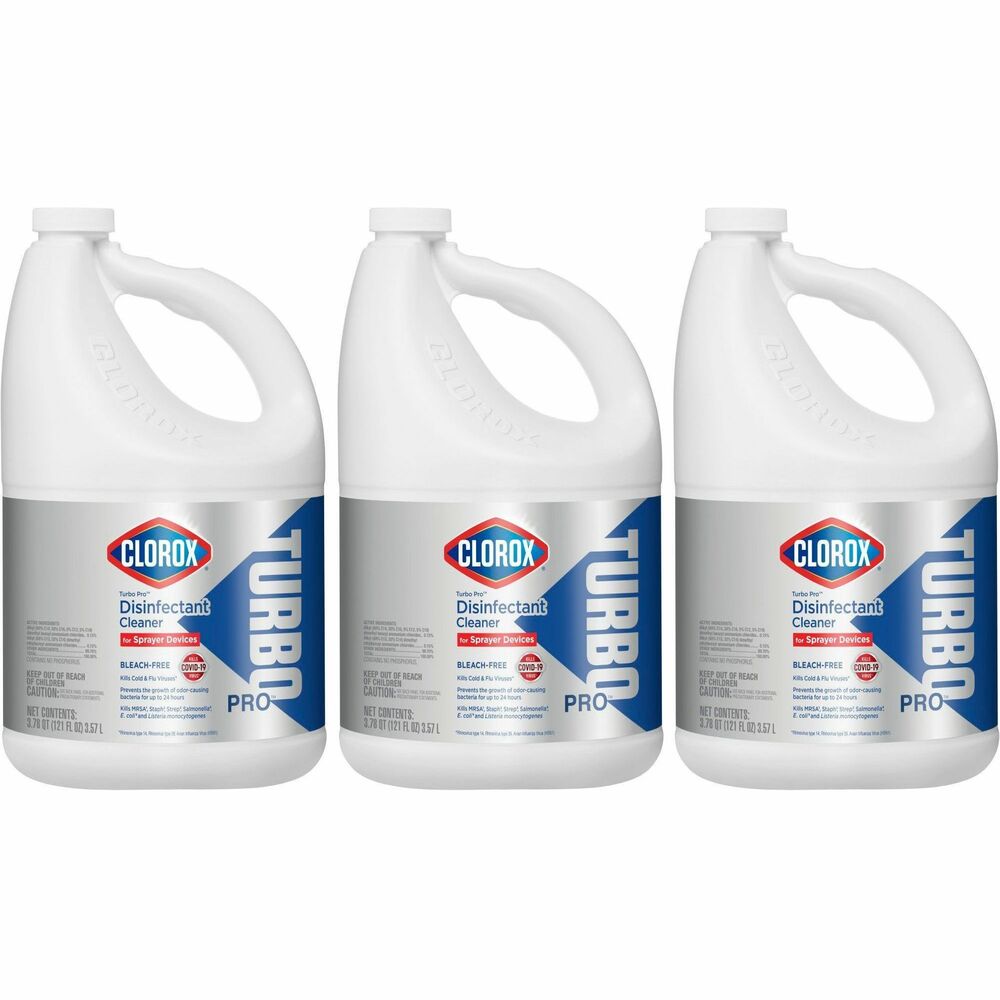 Image of Clorox Company Disinfectant/Cleaner,Electrostatic,f/Sprayers,121oz,3/CT,CL
