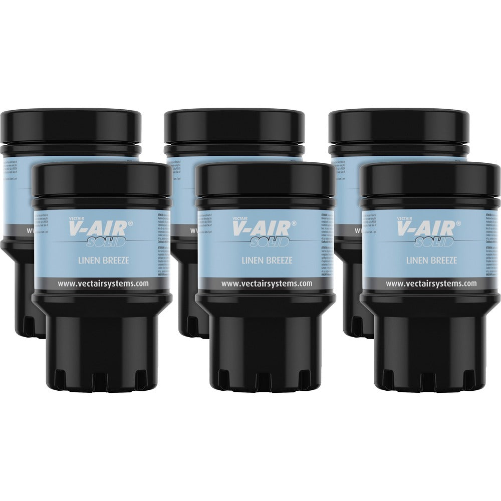 Image of Vectair Systems, Inc. Refill, V-Air MVP, Linen Brze,2-7/10"x2-7/10"x4-2/5",6/CT,MI