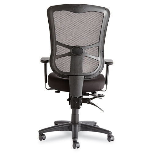 Image of Alera® Alera Elusion Series Mesh High-Back Multifunction Chair, Supports Up To 275 Lb, 17.2" To 20.6" Seat Height, Black