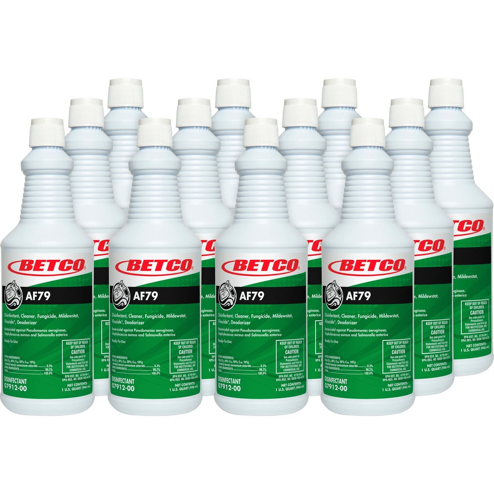 Image of Betco Corporation Bathroom Cleaner, Acid-free, RTU, Citrus, 32 oz, 12/CT, BE