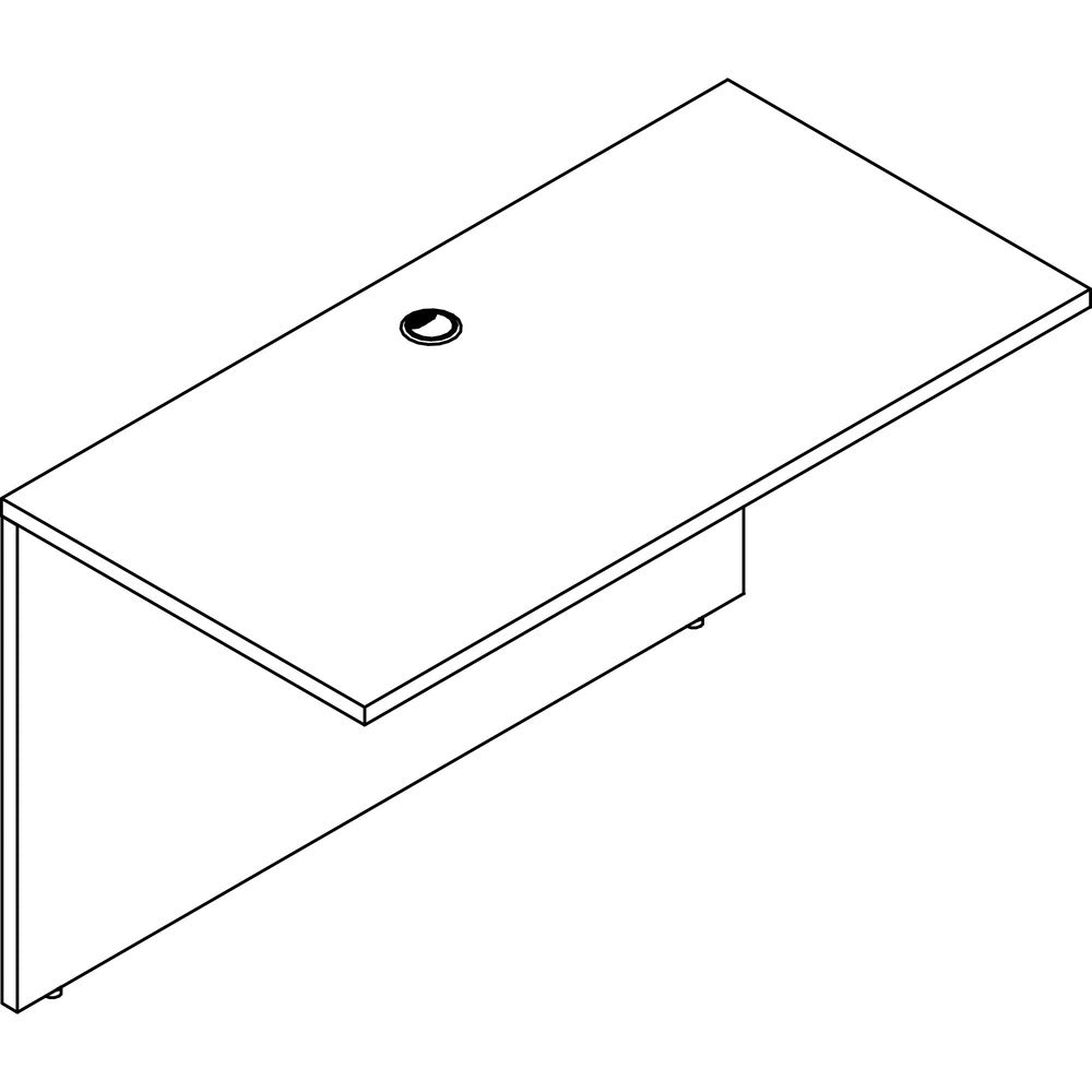 Image of Lorell Bridge, Prominence, Grommet, 48"Wx24"Dx29"H, Gray Elm