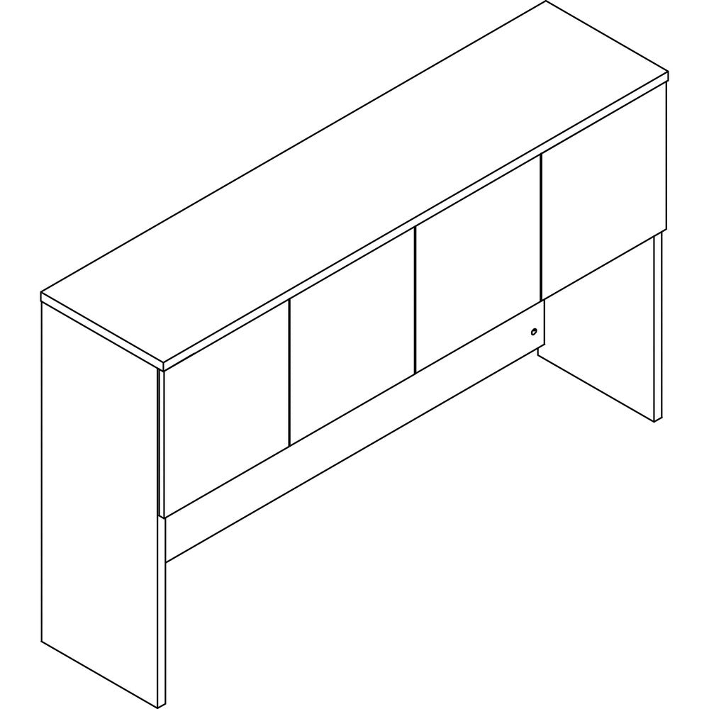 Image of Lorell Hutch, Prominence, 66"Wx16"Dx39"H, Gray Elm