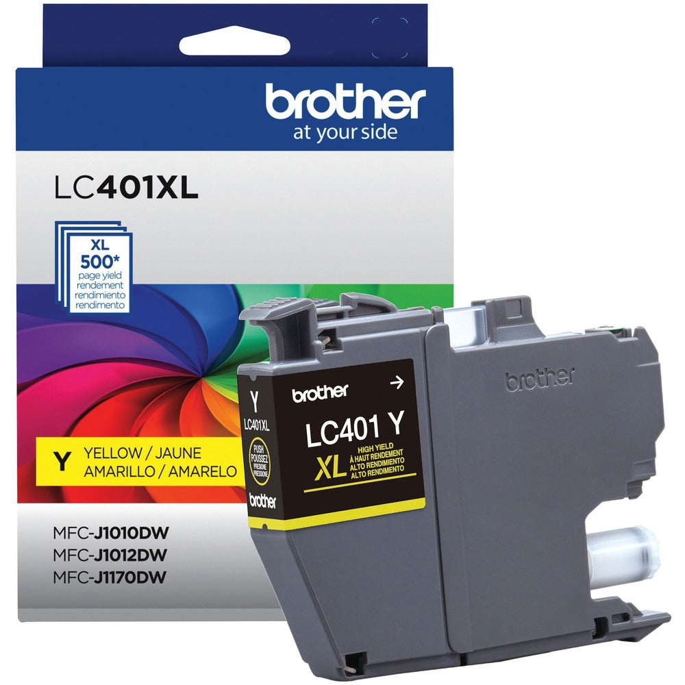 Image of Brother Ink Cartridge,MFC-J1010DW,500 Pg Yld,Yellow