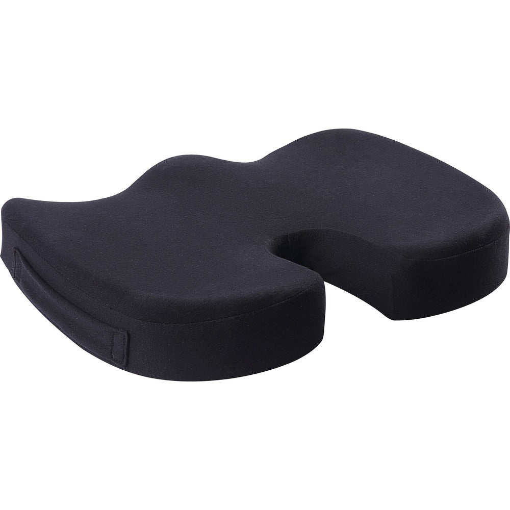 Image of Lorell Cushion,f/Seat,Butterfly,17-1/2"x15-1/2"x2-19/20",Black