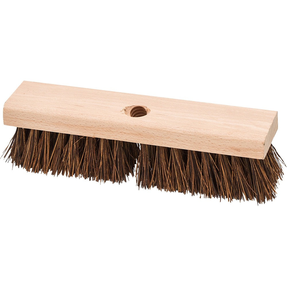 Image of Genuine Joe Scrub Brush,Deck/Floor,2"Palmyra,10"W,Brown