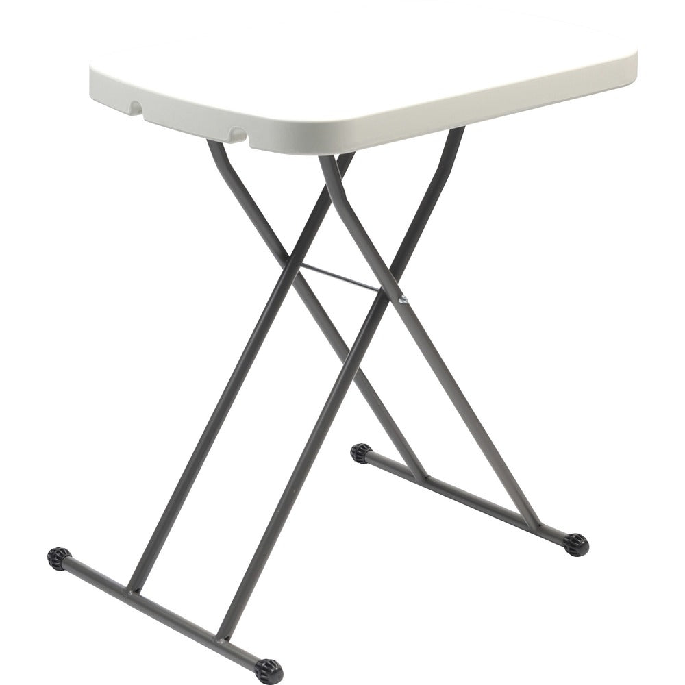 Image of Iceberg Table,Folding,Persl,25-1/2"x17-4/5"x26-3/5"-20-4/5",Platinum